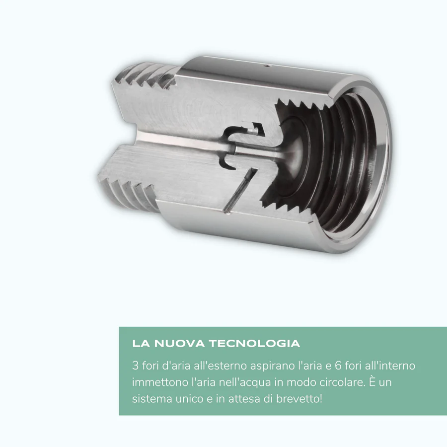 VALVOLA GREENJET A RISPARMIO IDRICO PER DOCCIA