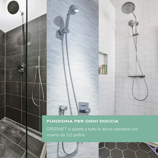 TUBO DOCCIA GREENJET - 175CM CROMATO