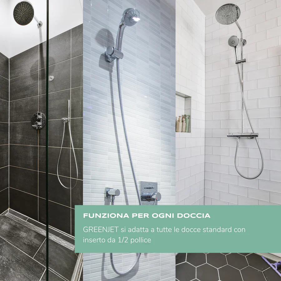 TUBO DOCCIA GREENJET - 175CM CROMATO